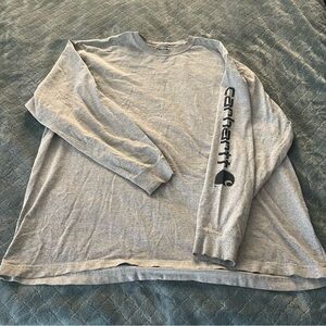 Carhartt Gray Long‎ Sleeve Tee